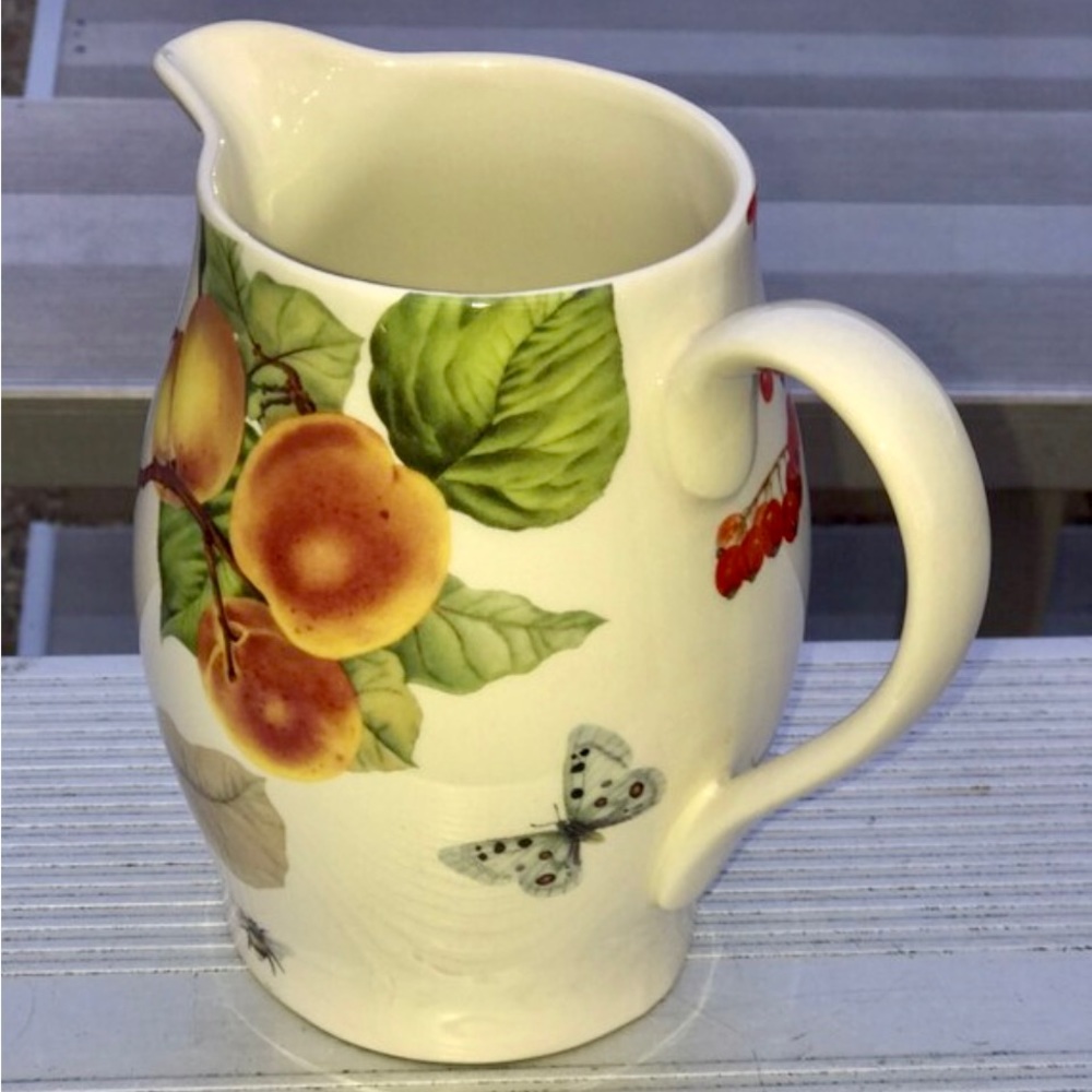Vintage Discontinued FRUIT HAVEN by SPODE Ceramic Liverpool Jug Pitcher